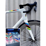SGLink Graffiti Sticker UCI Rainbow UAE Tour de France Road Bike Front Fork Decoration Car Sticker S