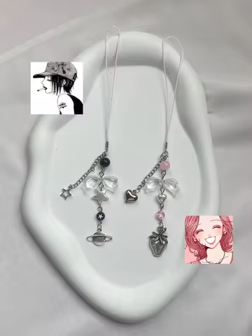 Nana & Hachi inspired phone charm, nana phone charm , hachi phone charm ,exclusive for manga lovers,