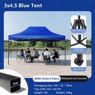 10x20 Full Set Canopy Khemah Heavy Duty Tent Outdoor Waterproof Khemah Niaga Pasar Malam with Thickening Frame