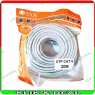 Rj45 cat6 20meter NYK utp lan Cable