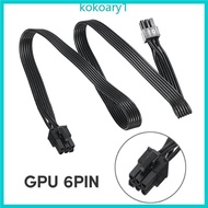 KOKO 6Pin PCIe Extension Power Cable 6Pin Male to Male 6Pins PCIe Power Extension