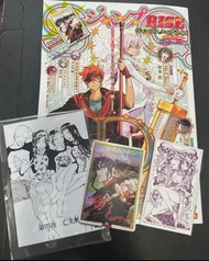 全新日版 日本正版 驅魔少年 D gray man ジャンプ Jump SQ RISE 2025 AUTUMN 漫畫 雜誌 秋季刊 附錄 animate A店 特典 小卡 明信片 星之祝祭 亞連 拉比