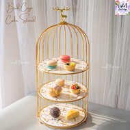 Violet Flamingo ชั้นวางเค้ก/ชั้นวางขนม ชั้นวางคัพเค้ก ชั้นวางของเอนกประสงค์ Bird Cage Cake Stand