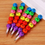 ✨💖🖍️✏️ Stack Stack Crayon l Bear Pencil l Emoji l Birthday Party Goodie Bag Gifts l Children Day Gifts l Christmas Gifts