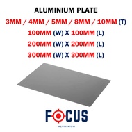 6061 5083 5052 ALUMINIUM PLATE 3/4/5/8/10 MM (T) X 100MM / 200MM / 300MM (W) X 100MM / 200MM / 300MM
