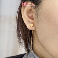 Earring Guin initial Love - Anting Juntai Titanium Custom Huruf Inisial Nama Anti Karat Wanita Korea