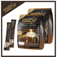 (1 แถม 1) กาแฟสตรองคอฟฟี่ตราโกลเด้นเพาเวอร์ (Golden Power Strong Coffee 3in1) ขนาด 30 ซอง*2