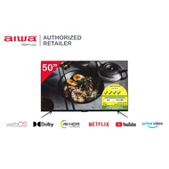 AIWA 50″ | 508H | 4K HDR | WebOS Smart TV | Frameless TV