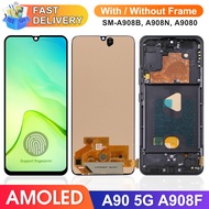 】A90 5G AMOLED Screen Assembly, for Samsung Galaxy A90 5G A908B A9080 Lcd Display Digital Touch ♀⊰