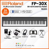 LATEST Roland FP-30X 88-key Digital Piano with Original Headphone and Pedal (FP30X / FP 30X)