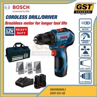 Bosch GSR12V-30 Cordless Driller/Screwdriver Set Brushless Motor Professional Bosch Cordless Impact 