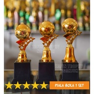 1 SET Football Futsal Cup World Cup 3D Football Statue