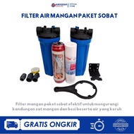 Water Filter for Water Contains Manganese and Iron Medicine Package, Can Be Used for Drilling Wells 