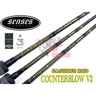 SENSES COUNTER BLOW V2 casting fishing rod bc type 1 piece counterblow
