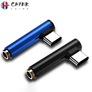 CHINK Typec To 3.5mm Audio Adapter L-shape Audio Converters Aluminium Alloy For Huawei Mobile Phones