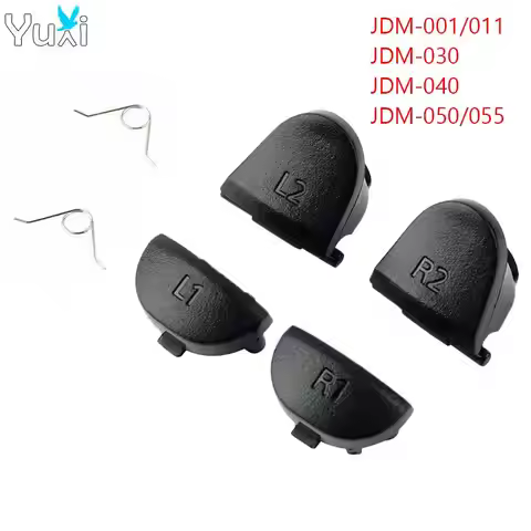 YuXi For PS4 Controller JDM JDS 001 011 030 040 050 055 L1 R1 L2 R2 Trigger Buttons With Springs Rep