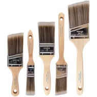 Professional Grade Brush, Five-Piece Brush Set, Flat Surface and Bevel Brush, Used for Wall, Decorat