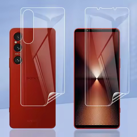 For Sony Xperia1 Xperia 1 10 VII VI Mark 6 Clear TPU / Matte Anti-Fingerprints Hydrogel Full Cover S