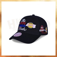 ! Mitchell and Ness NBA 1991 Finals Bulls vs Lakers HWC Patch Pro-Crown Black Hat 100% Original