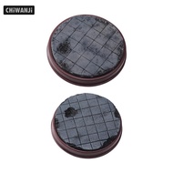 [CHiWANJi] 1/64 Figure Display Base, Car Display Scene, Miniature Scene Platform, 1:64 Diorama Base 