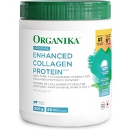 Organika Canadian-Made Enhanced Collagen Powder - for Healthy Hair, Skin, Nails,and Joints. Hydrolyz