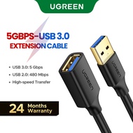 UGREEN USB Extension Cable USB 3.0 Cable for Smart TV PS4 Xbox One SSD USB3.0 2.0 to Extender Data C
