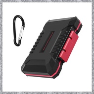 (TFAW) Desiontal Waterproof SD Card Holder Large Capacity SIM/SD/MSD/CF Card Case for Canon/Nikon/So