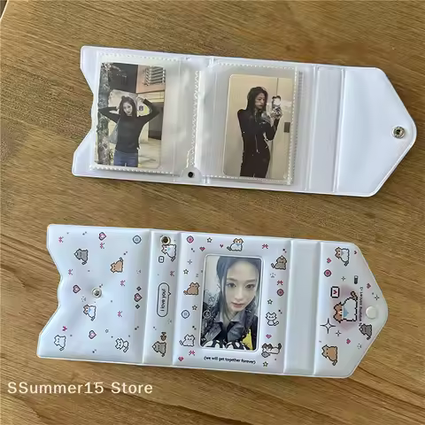 【R】3 Inch 40 Slot Photo Card Card Holder Kpop Binder Idol Postcard Lomo Card Photo Album Collector C