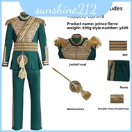 Wicked Prince Fiyero‌ Costume Set For Cosplay With Flat Fabric For Halloween Role Play