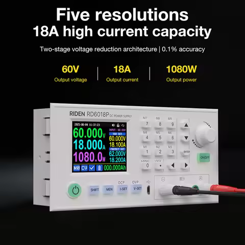 RD RD6018P D6018PW DC Adjustable Step Down Voltage Bench Regulated 60V 18A USB WiFi Digital Controll
