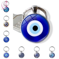 OCEANMAP Blue Evil Eye Pendant, Turkish Blue Evil Eye Evil Eye Keyring, Evil Eye Bead Keychain Trend