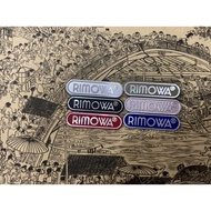 Rimowa Label rimowa Metal logo Label Luggage Plate Name Plate Free Inner Label Sticker Earth Sticker