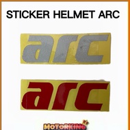 STICKER HELMET ARC KECIL SATU KEPING ARC STICKER SMALL