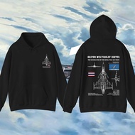 F-16 Jet Fighter Hoodie ️ Military Aviation Streetwear | Unisex Pullover F-16 Street Fashion