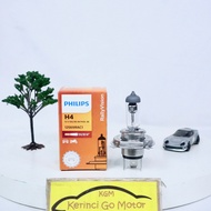 Philips H4 12 Volt 100/90 Watt 12569RAC1 Halogen Bulb for Car and Motorcycle Original Headlamp