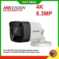 Hotdeal 4K 8.3MP HIKVISION DS-2CE16U0T-ITF 4K 8.3MP Bullet Outdoor Camera CCTV Camera Security Camer