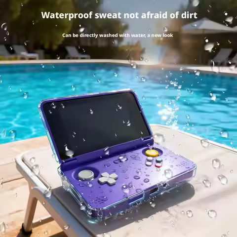 For Retroid Pocket Flip 2 Palm Phone TPU Protective Cover Waterproof 360° All-round Protection Prote