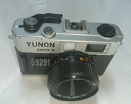 YUNON底片相機～永久免電池，底片相機，古董相機，收藏，相機，攝影機~YUNON機械式古董相機～手動調節焦距機械動力不需電池