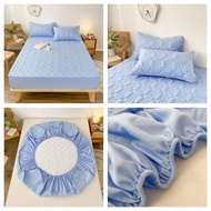 【Ready Stock 】Waterproof Mattress Protector Fitted Bedsheet Tatami waterproof cover urine-proof mattress CADAR TILAM Queen/King Size Cadar Kalis Waterproof Mattress