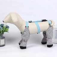 [Ioensy] Dog Suspender Boots Lightweight Adjustable Flexible Non Slip Paw Protector Dog