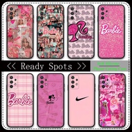 Samsung Galaxy A6 A6Plus A7 A8 A8 Plus 2018 pink Barbie J8F9 Soft Phone Case