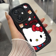 Case For OPPO A3 4G A3 Pro 5G A3X 4G A3X 5G A40 A60 5G Three-Color Cat Phone Silicone Shockproof