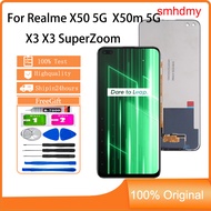 smhdmy Ori Display For Realme X50 5G X50m 5G X3 X3 SuperZoom LCD Touch Screen Replacement