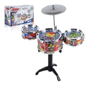 Disney ลิขสิทธิ์แท้ เครื่องดนตรีเด็ก กลองชุดเบนเท็น โดราเอมอน BEN10 Doraemon drum set ของเด็กเล่นสมมุติ ของเล่นเสริมทักษะและการเรียนรู้ เครื่องดนตรี