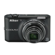 [USED in Japan] Nikon Digital Camera COOLPIX S6400 Touch Panel LCD 12x Optical Zoom Smart Black S640