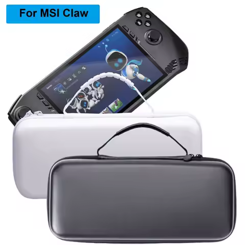 For MSI Claw A1M Game Accessories Handheld Console Storage Bag Portable EVA Travel Carrying Case Sho