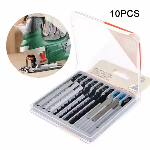 10Pcs Jigsaw Blades Wood Metal Sheet Cutting Saw Blade Cutter T101B/T101BR/T101D/T144D/T244D/T111D/T