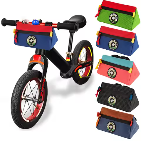 Bicycle Front Bag Triangle Kids Handle Bar Bag Cycling Accessories Bicycle Handlebar Bag for Brompto