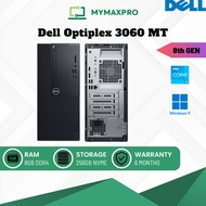 PC i3 / i5 / i7 Dell Optiplex 3060 MT Intel Core (8th Gen) / 16GB RAM / 512GB NVME / Win 11 Pro (Ref
