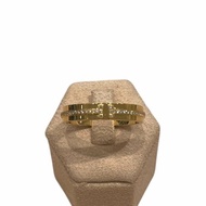 TIFFANY&CO. 蒂芙尼 T系列 鑽石戒指 K18YG #62